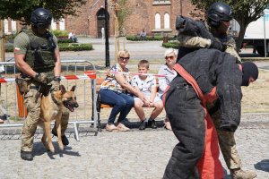 Pokaz policyjnych kontr terrorystów.