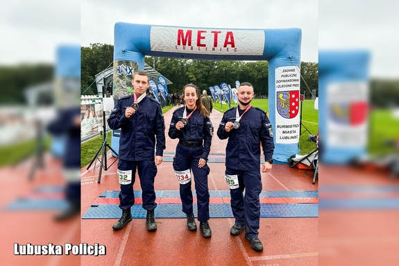 Policjantka ze Strzelec Krajeńskich rywalizowała w biegu o Noż Komandosa.