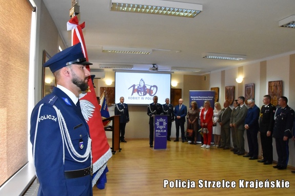 POWIATOWE OBCHODY ŚWIĘTA POLICJI W STRZELCACH KRAJEŃSKICH W 100-LECIE KOBIET W POLICJI