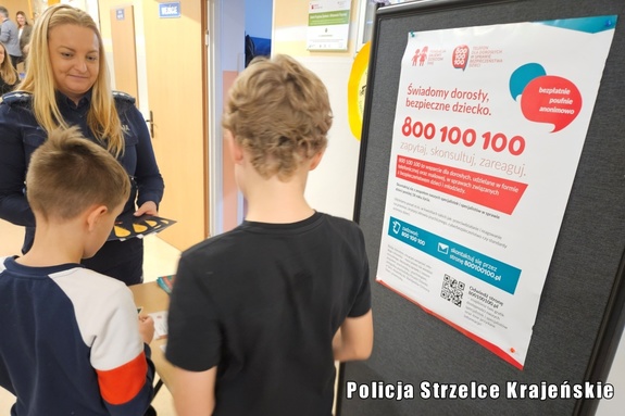 Policjanci włączyli się w kampanie społeczną „Dzieciństwo bez Przemocy”