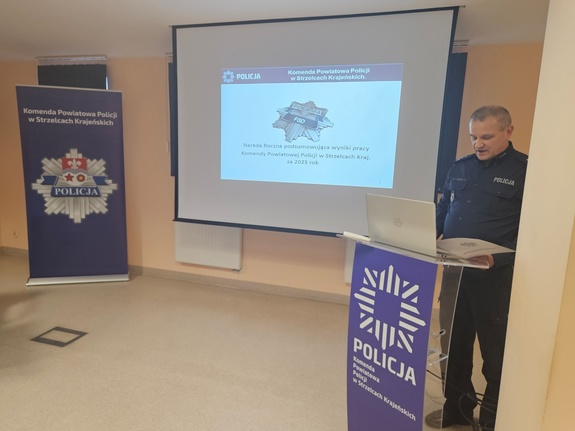 Policjanci z powiatu strzelecko-drezdeneckiego podsumowali pracę w 2025 roku